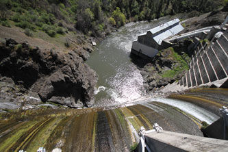 Copco No. 1 Dam on the Klamath River